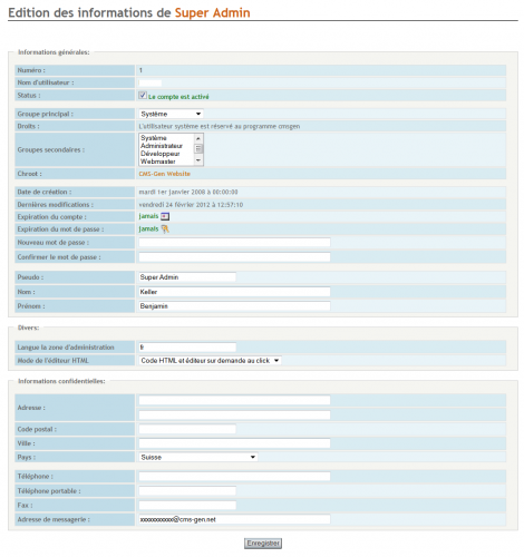 Pages et contenus du site Login.png