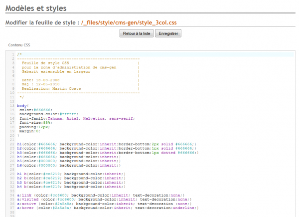 Pages et contenus du site Login.png