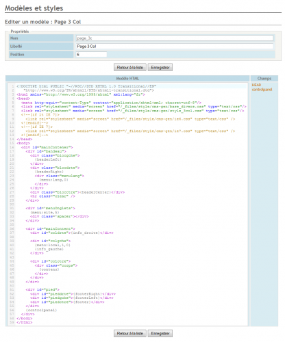 Pages et contenus du site Login.png